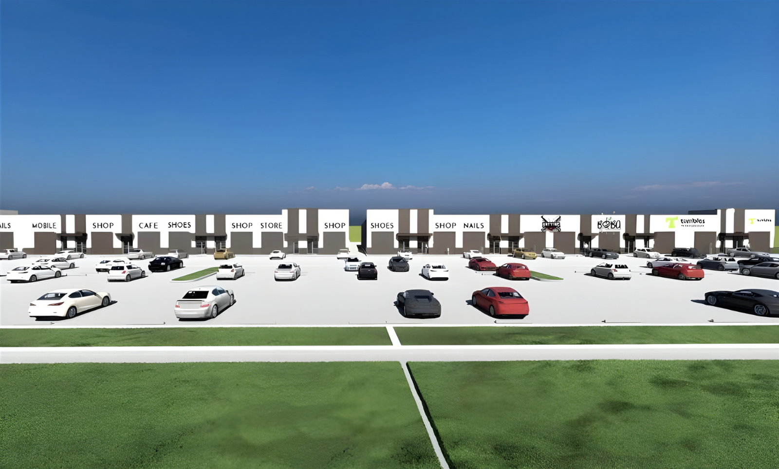 Two women browsing colorful clothing racks in a modern boutique.